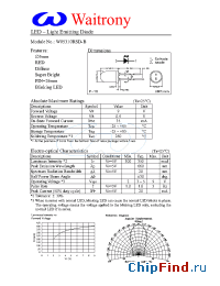 Datasheet W05310RSD-B manufacturer Waitrony