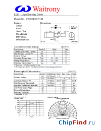 Datasheet W05310RUC-V-DI manufacturer Waitrony