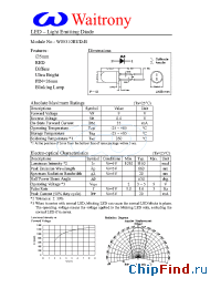 Datasheet W05310RUD-B manufacturer Waitrony