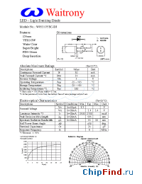 Datasheet W05310YSC-DI manufacturer Waitrony