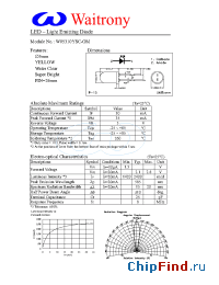 Datasheet W05310YSC-OM manufacturer Waitrony
