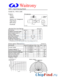 Datasheet W05312GHJ manufacturer Waitrony