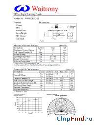 Datasheet W05312RSC-6S manufacturer Waitrony