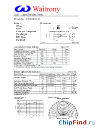 Datasheet W05312RUJ-W manufacturer Waitrony