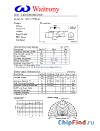 Datasheet W05312YSD-M manufacturer Waitrony