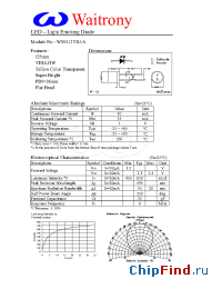 Datasheet W05312YSJ-A manufacturer Waitrony