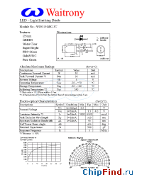 Datasheet W05315GSC-3T manufacturer Waitrony