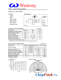 Datasheet W05318RSC manufacturer Waitrony