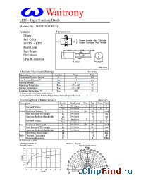 Datasheet W05326GRHC-O manufacturer Waitrony