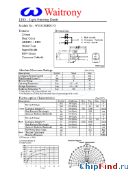Datasheet W05328GRSC-O manufacturer Waitrony