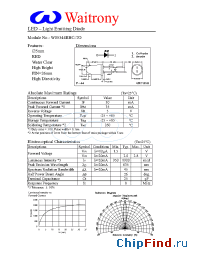 Datasheet W05344RHC-TO manufacturer Waitrony
