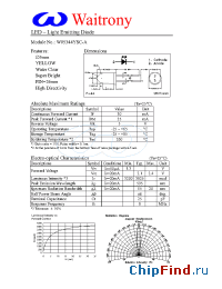 Datasheet W05344YSC-A производства Waitrony
