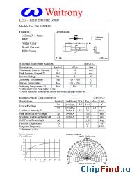 Datasheet W13322RPC manufacturer Waitrony