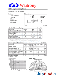 Datasheet W13322YSD-V manufacturer Waitrony
