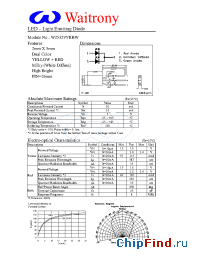 Datasheet W25329YRHW manufacturer Waitrony