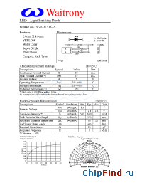 Datasheet W25337YSC-A manufacturer Waitrony