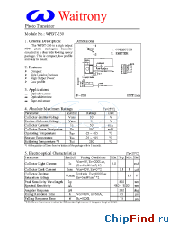 Datasheet WPDT-230 manufacturer Waitrony