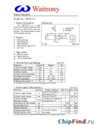 Datasheet WPTS-510 manufacturer Waitrony