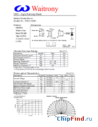 Datasheet WS3216GSC manufacturer Waitrony