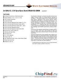 Datasheet EDI2AG272128V-8.5 manufacturer WEDC