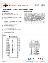 Datasheet EDI416S4030A-SI производства WEDC