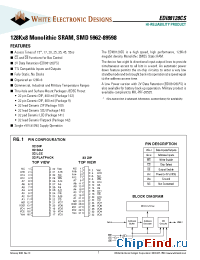 Datasheet EDI88128CS-20I manufacturer WEDC