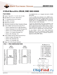 Datasheet EDI88512CA-K manufacturer WEDC