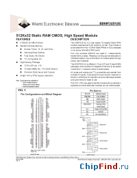 Datasheet EDI8F32512C20MMC-G manufacturer WEDC