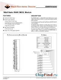 Datasheet EDI8F81024C-85C manufacturer WEDC