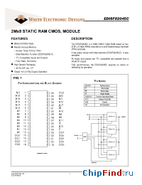 Datasheet EDI8F82045C-85I manufacturer WEDC