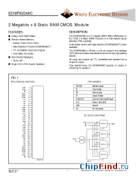 Datasheet EDI8F82048C-85I manufacturer WEDC