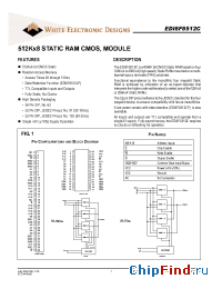 Datasheet EDI8F8512C-20C manufacturer WEDC