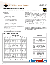 Datasheet EDI9LC644V-2012 manufacturer WEDC