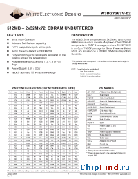 Datasheet W3DG7267V-D2 manufacturer WEDC