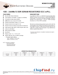 Datasheet W3EG72125S335D3 manufacturer WEDC