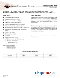 Datasheet W3EG7235S-JD3 manufacturer WEDC