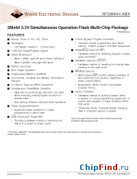 Datasheet W72M64V manufacturer WEDC