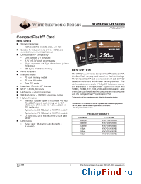 Datasheet W7NCF512H10IS4BG manufacturer WEDC