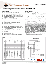 Datasheet WED2DL36513V-25 manufacturer WEDC