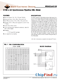 Datasheet WED2ZL64512S-BC производства WEDC