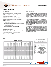 Datasheet WED3DL644V-BC manufacturer WEDC