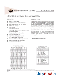 Datasheet WED416S16030C8SI manufacturer WEDC