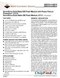 Datasheet WED7GxxxIDE36ADC25 manufacturer WEDC