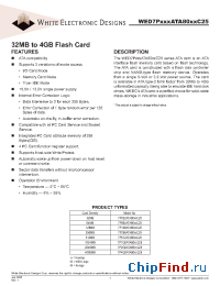 Datasheet WED7P032ATA8003C25 manufacturer WEDC