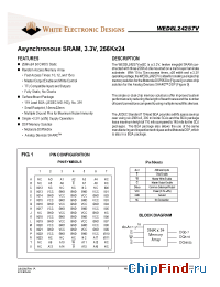 Datasheet WED8L24257V manufacturer WEDC