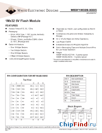 Datasheet WEDF1M32B-HM5 manufacturer WEDC