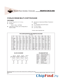 Datasheet WEDPS512K32-12BM manufacturer WEDC