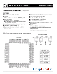 Datasheet WF128K64-150 manufacturer WEDC