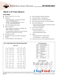 Datasheet WF1M32B-100HM3 manufacturer WEDC