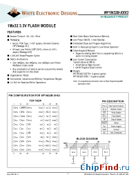 Datasheet WF1M32B-100HM5 производства WEDC